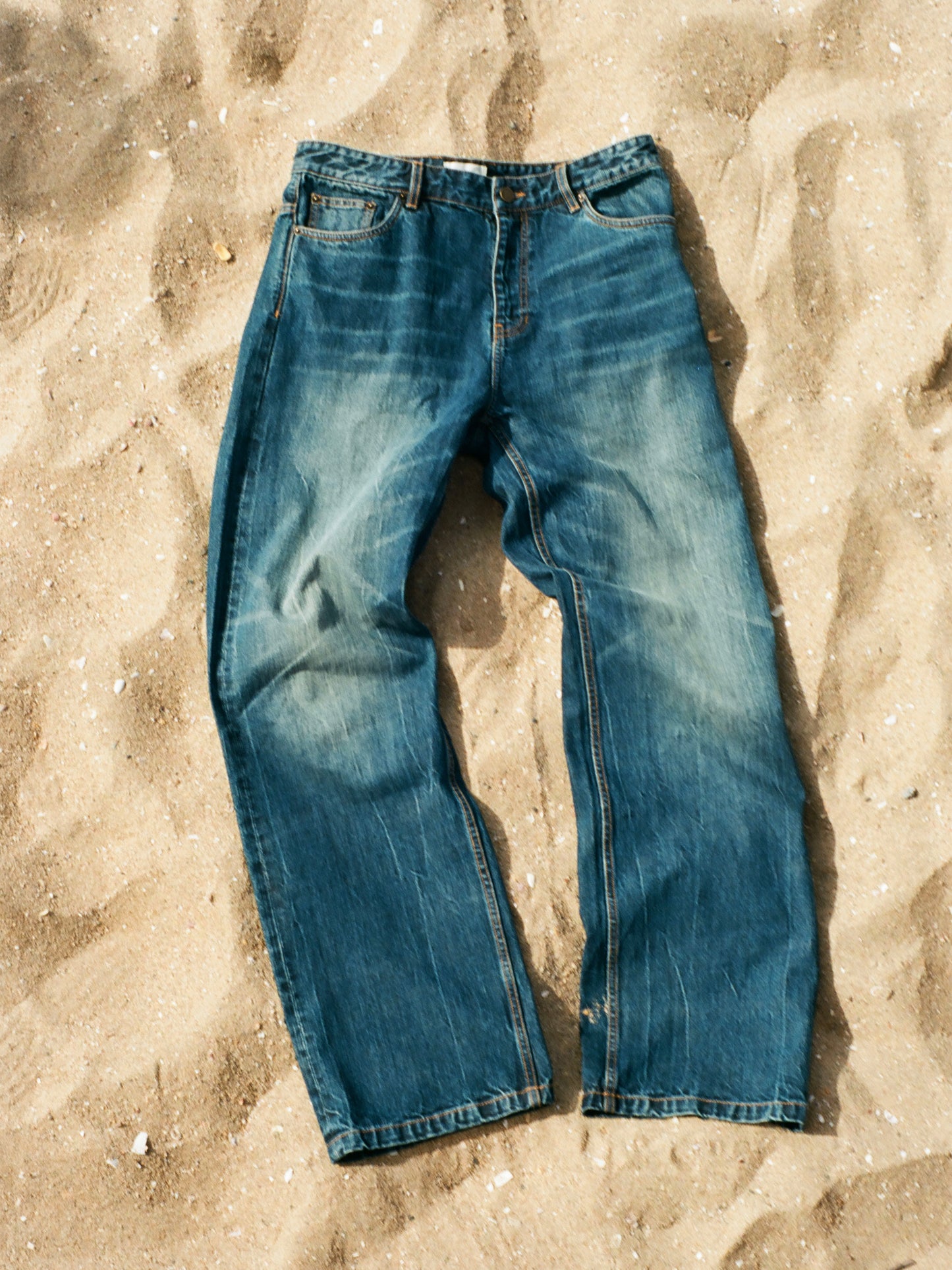 Relaxed Straight Selvedge Denim Jeans