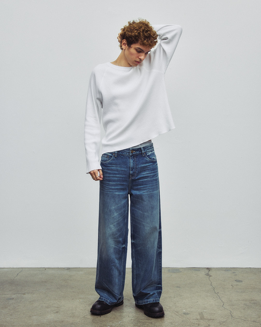 Raglan Waffle Knit Thermal V2