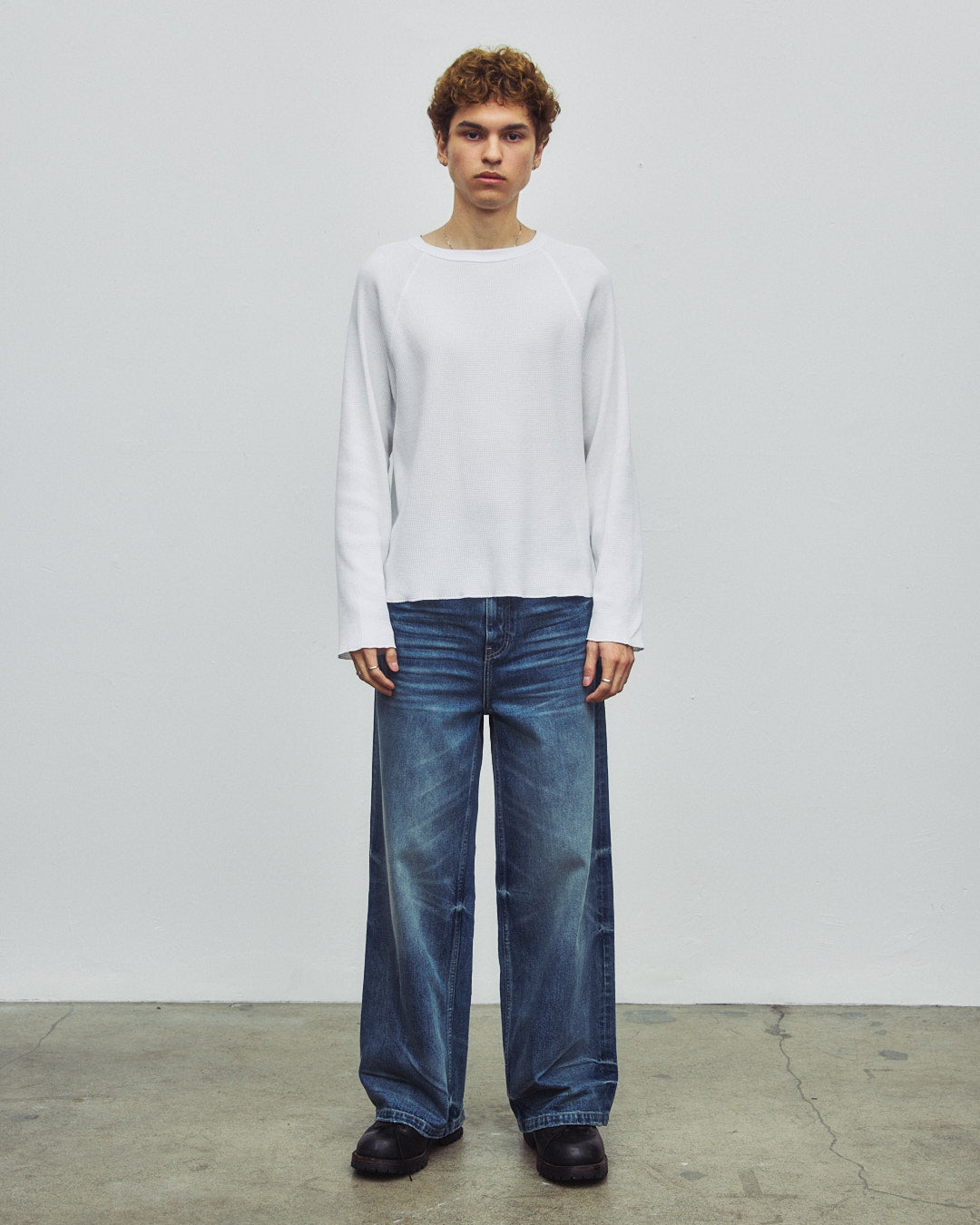 Raglan Waffle Knit Thermal V2