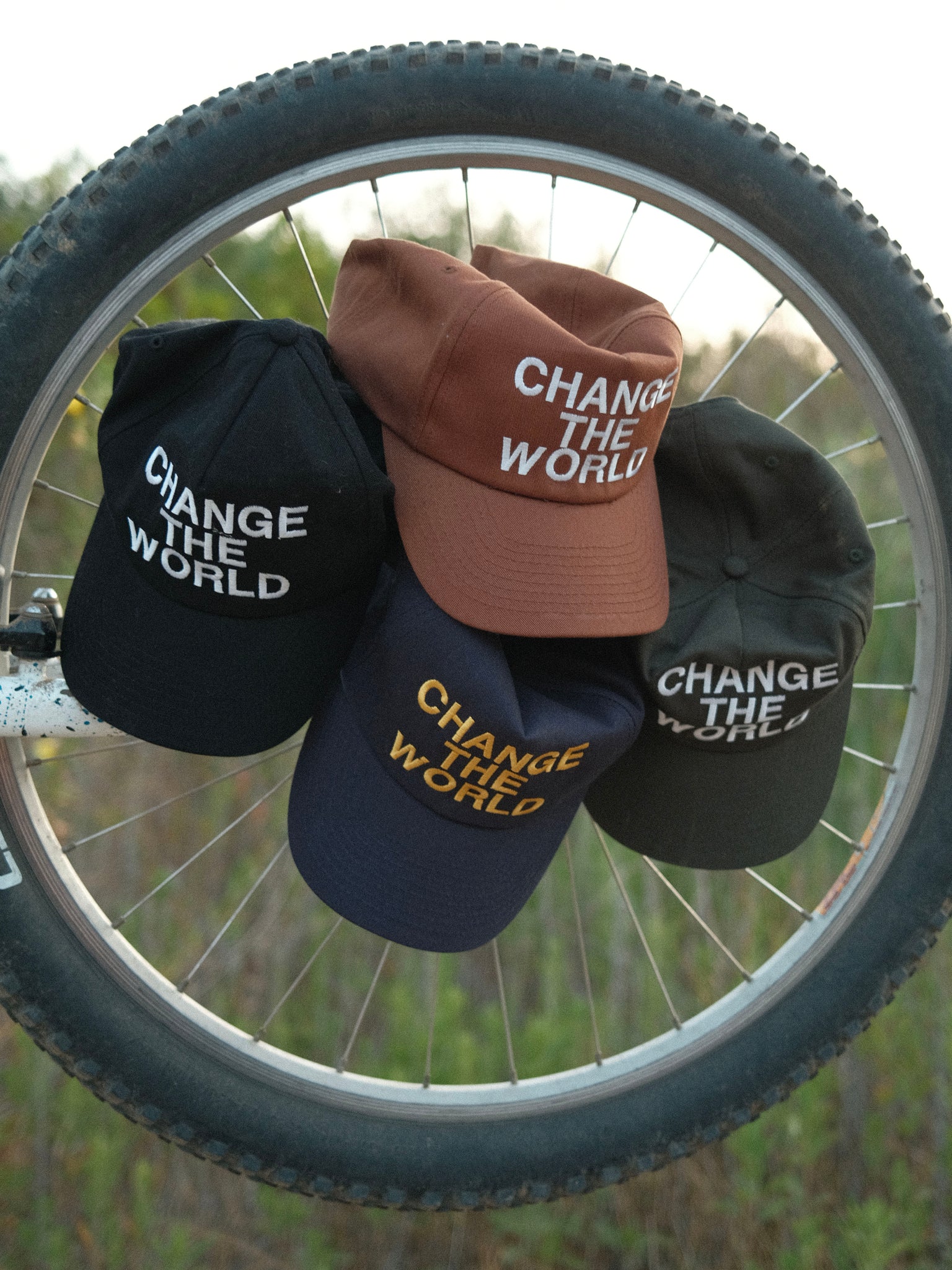 Change the World 5 Panel Hat