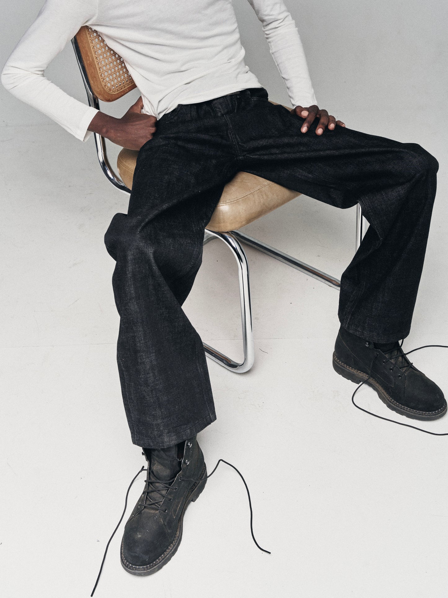 Relaxed Straight Selvedge Denim Jeans [OLD STOCK]