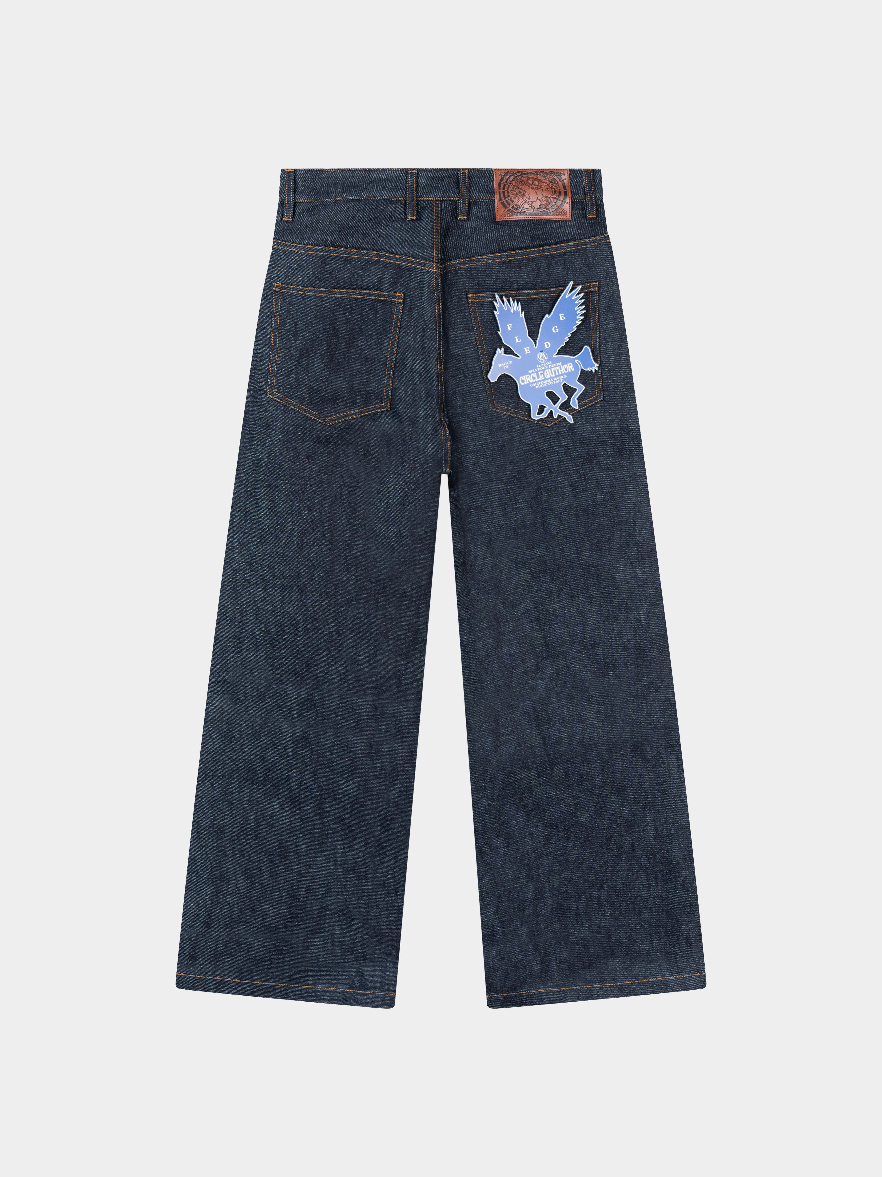 Fledge Selvedge Denim – Circle Author
