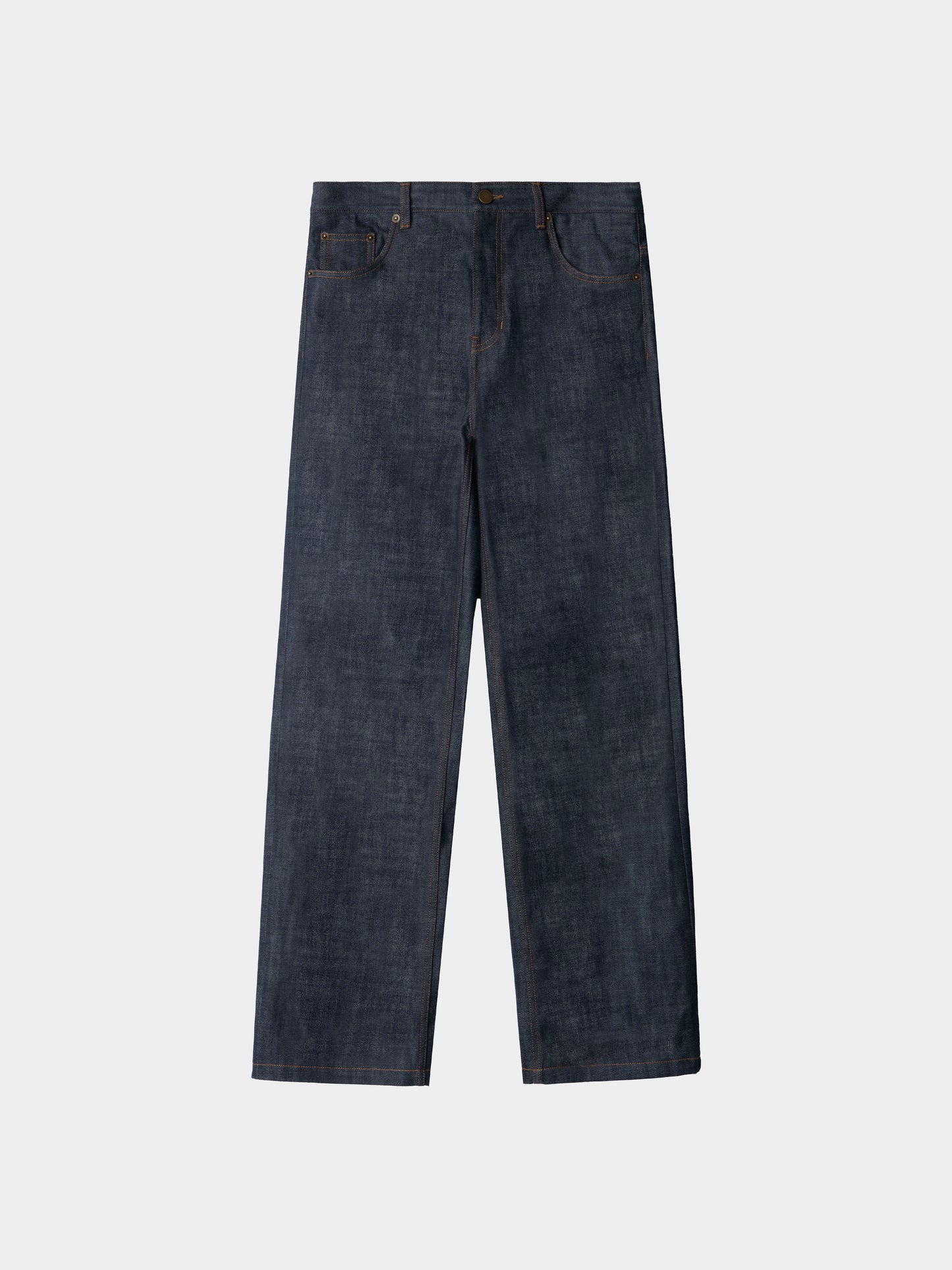 Relaxed Straight Selvedge Denim Jeans [OLD STOCK]