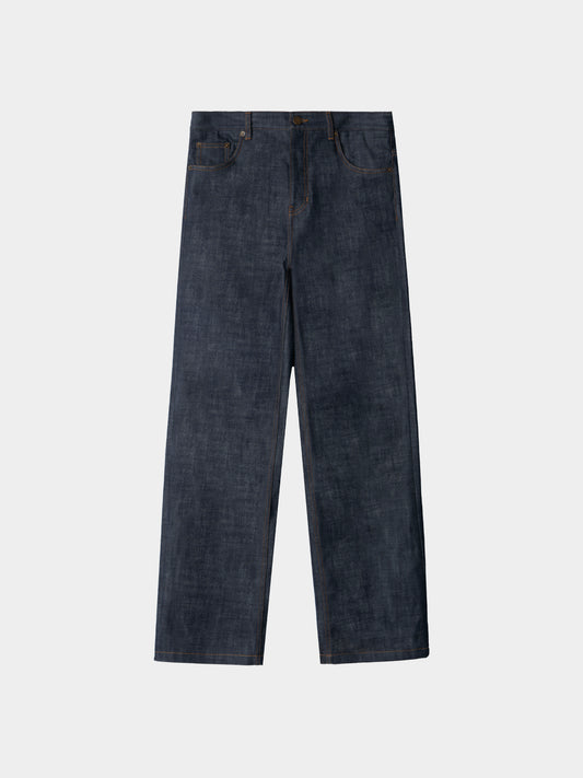 Relaxed Straight Selvedge Denim Jeans [OLD STOCK]