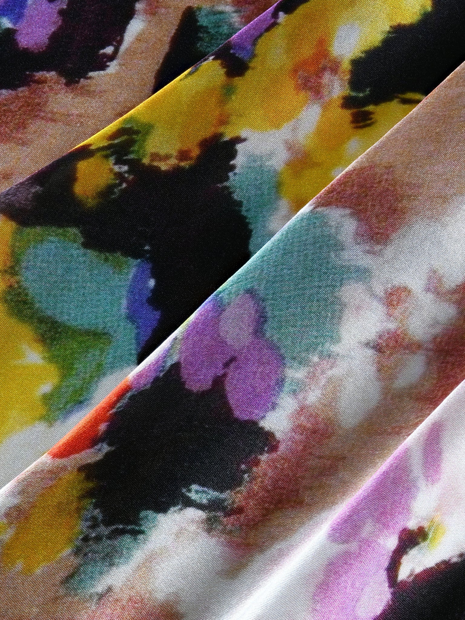Abstract Silk Scarf