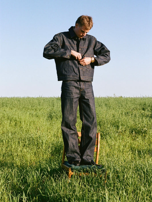 Relaxed Straight Selvedge Denim Jeans [OLD STOCK]