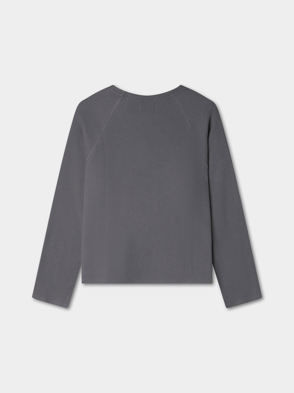 Raglan Waffle Knit Thermal V2