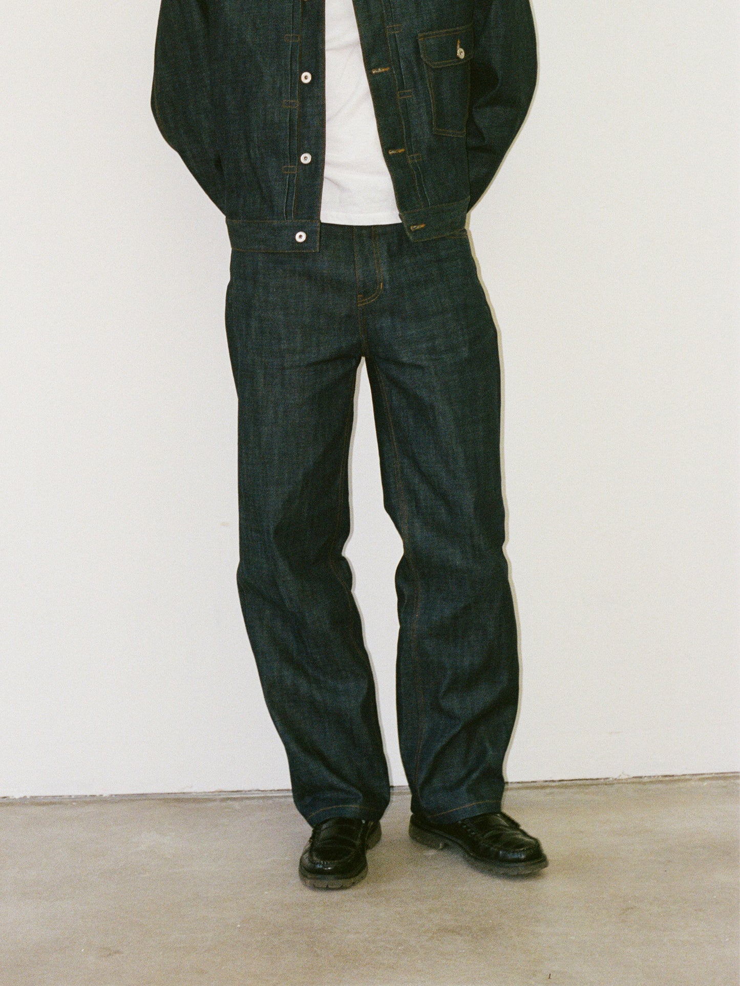 Relaxed Straight Selvedge Denim Jeans [OLD STOCK]