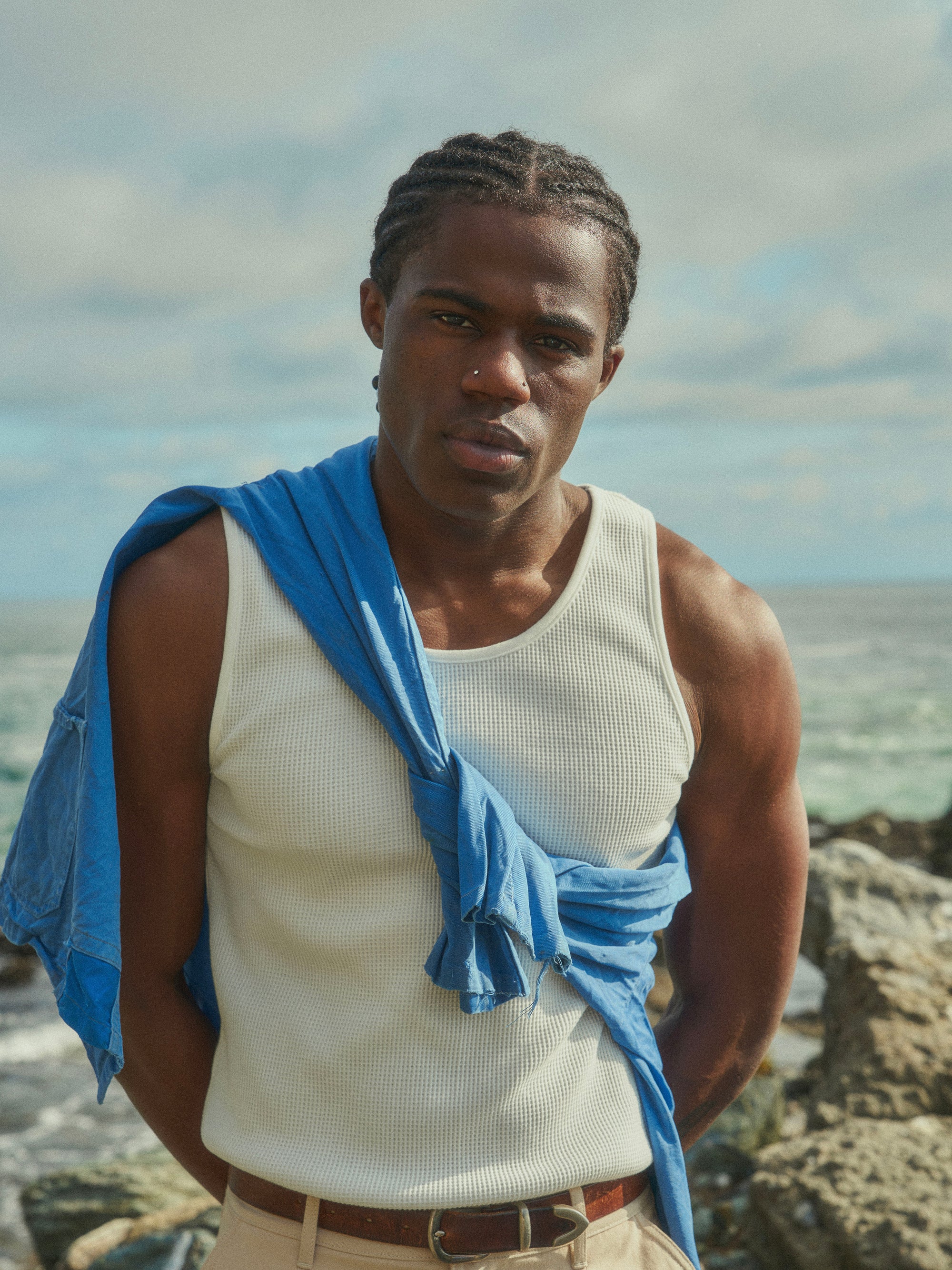 Waffle Knit Tank Top