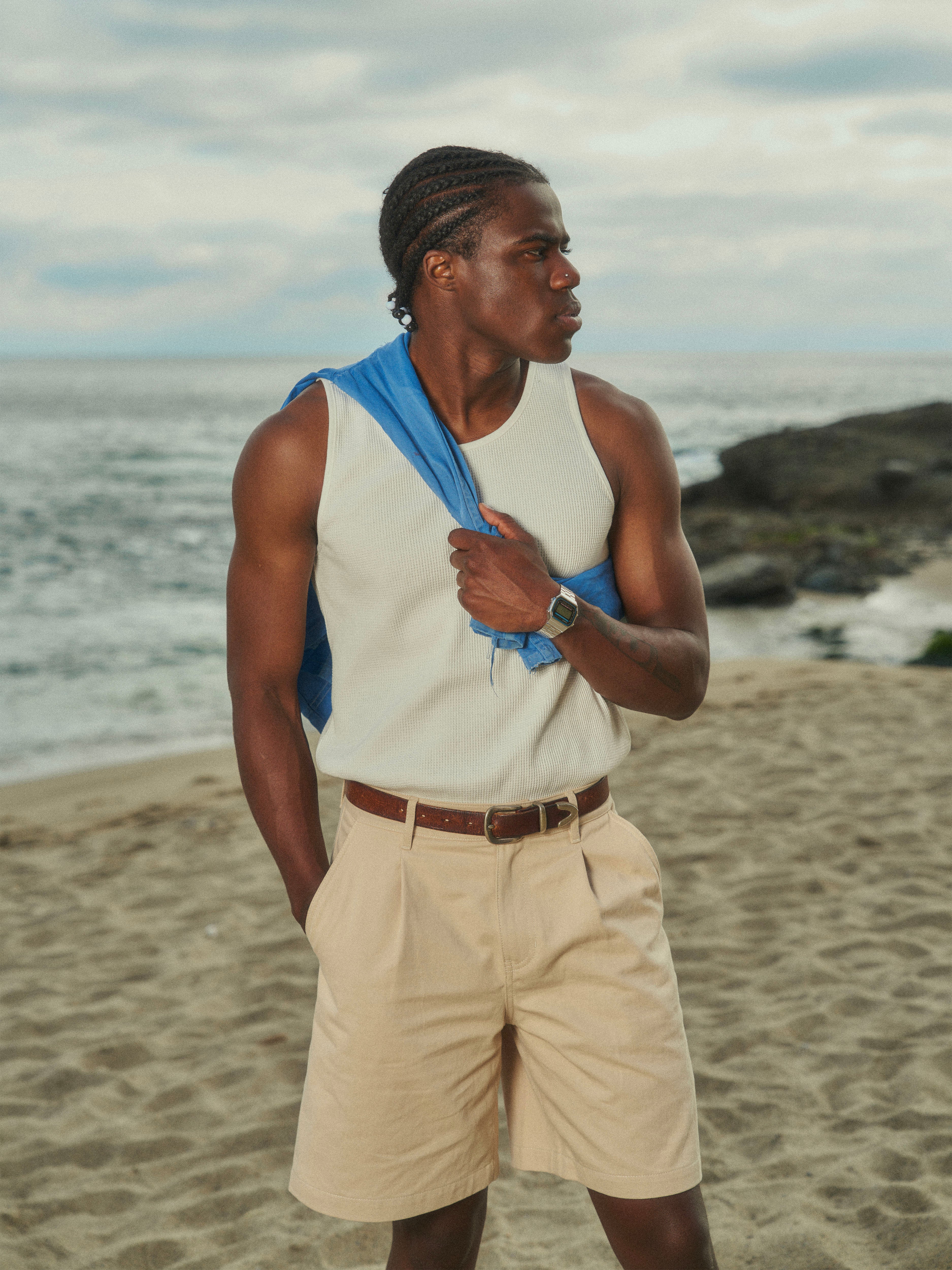 Waffle Knit Tank Top – Circle Author