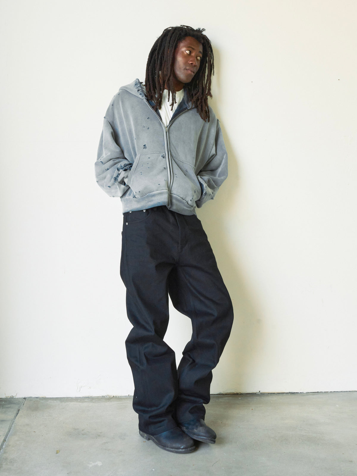 Core Thrashed Zip Hoodie