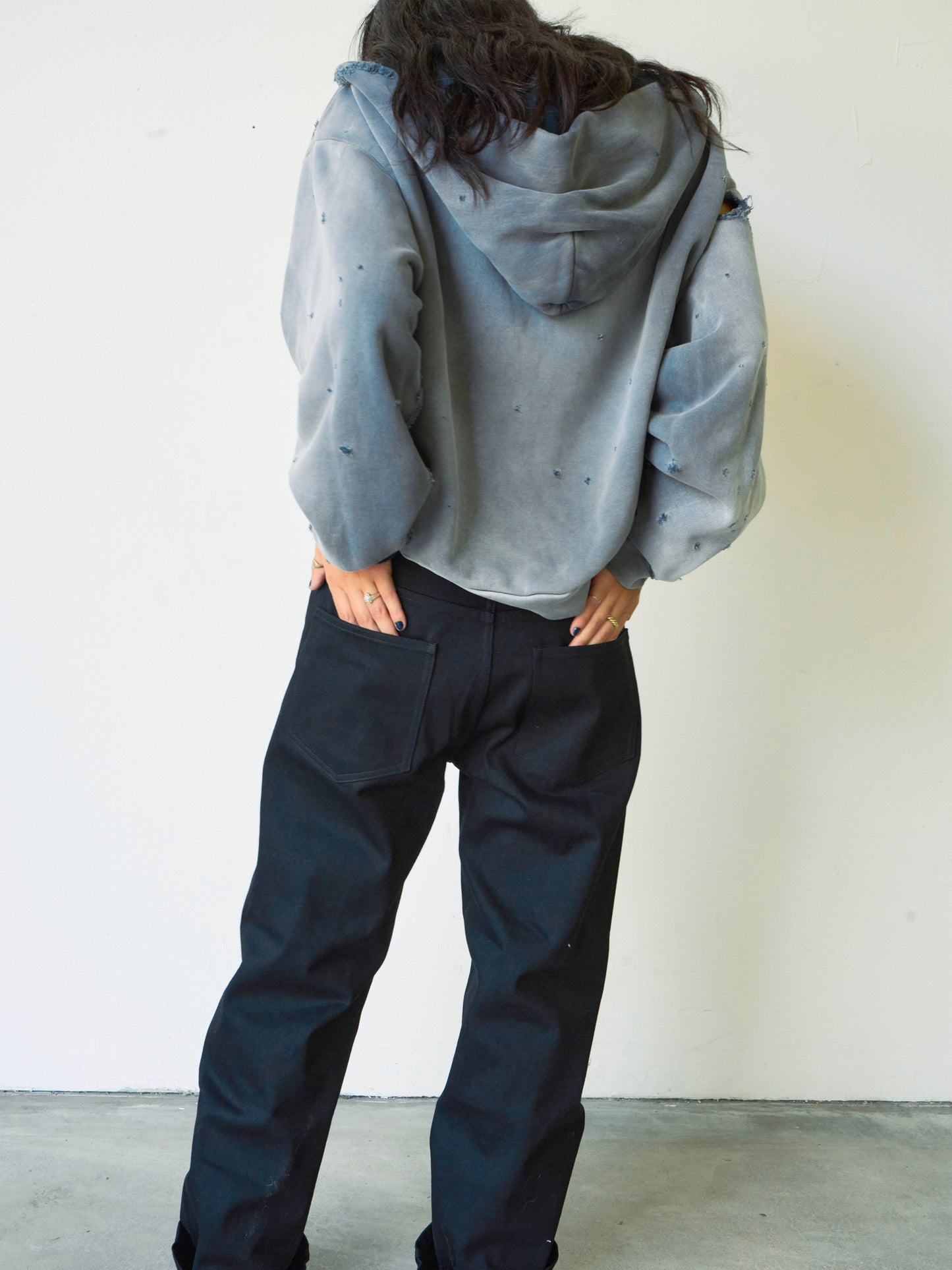 Core Thrashed Zip Hoodie