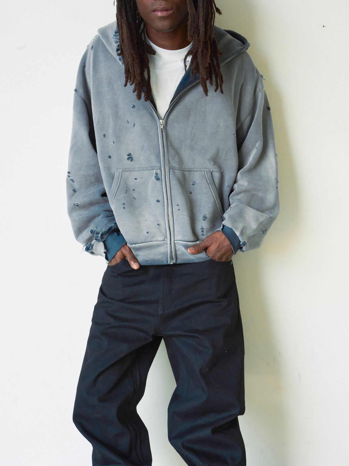 Core Thrashed Zip Hoodie